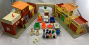 Fisher Price Play Family Village Main Street #997 - 1973 - Great Condition