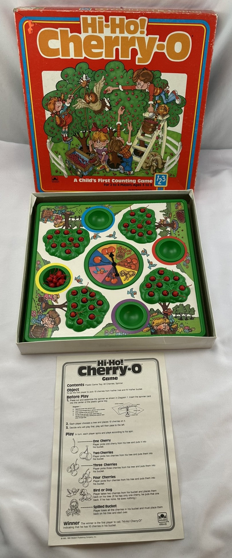 Hi Ho! Cherry-O - 1985 - Golden - Great Condition