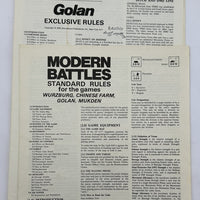 Modern Battles: Four Contemporary Conflicts - 1975 - SPI - Very Good Condition