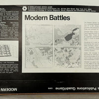 Modern Battles: Four Contemporary Conflicts - 1975 - SPI - Very Good Condition