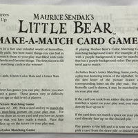 Maurice Sendak's Little Bear Make A Match Game - 1999 - Cadaco - Great Condition