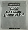 Ice Cream Scoops of Fun Game - 2000 - Fisher Price - Great Condition