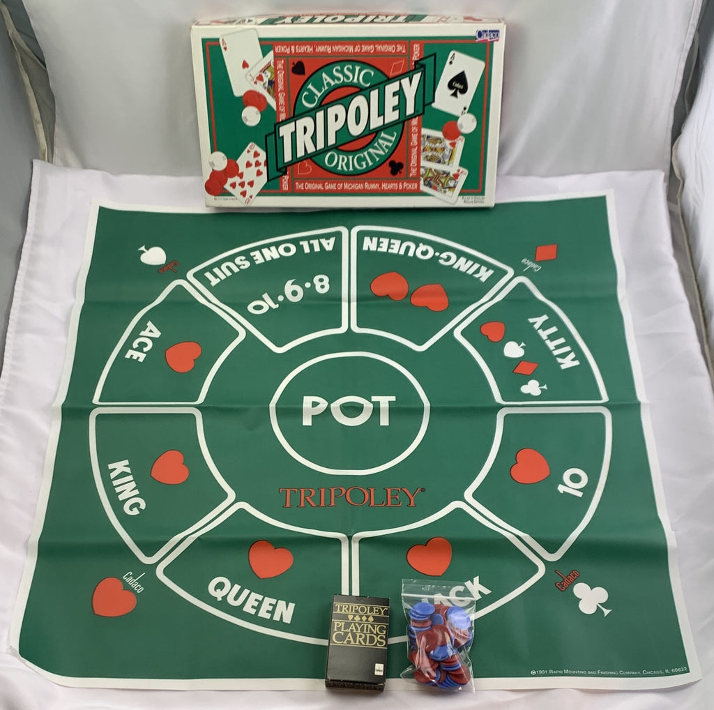 Tripoley Classic Game - 1995 - Cadaco - Great Condition