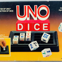 Uno Dice Game - 1987 - Mattel - Great Condition