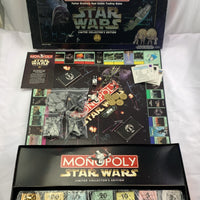 Monopoly Game Star Wars Limited Collectors Edition - 1997 - Parker Brothers - Very Good Condition