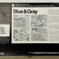 Blue & Gray: Four Civil War Battles Game - 1975 - SPI - Very Good Condition