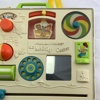 Crib Busy Box Activity Center with Straps - 1973 - Fisher Price - Great Condition