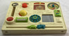 Crib Busy Box Activity Center with Straps - 1973 - Fisher Price - Great Condition