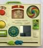Crib Busy Box Activity Center with Straps - 1973 - Fisher Price - Great Condition