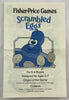 Scrambled Eggs Game - 1994 - Fisher Price - Good Condition