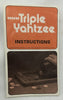 Triple Yahtzee Game - 1978 - E.S. Lowe - Very Good Condition