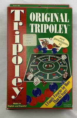 Tripoley Classic Travel Game - 2002 - Cadaco - New/Sealed