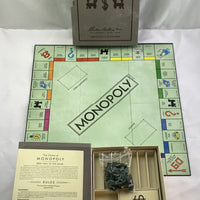 Monopoly Board Game Vintage Edition Linen Box - 2015 - Winning Solutions - Never Played