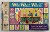 The Who, What, or Where Game - 1970 - Milton Bradley - Good Condition