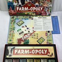 Farm-opoly Monopoly Game - Late for the Sky - Great Condition