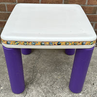 Little Tikes Table with 2 Chunky Chairs - Good Condition