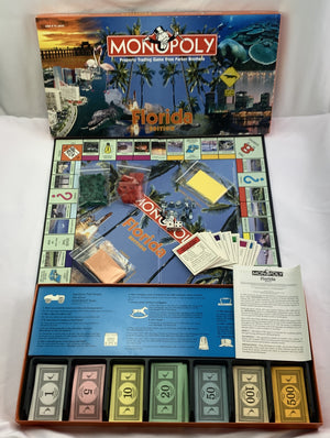 Florida Edition Monopoly Game - 1998 - USAopoly - Great Condition