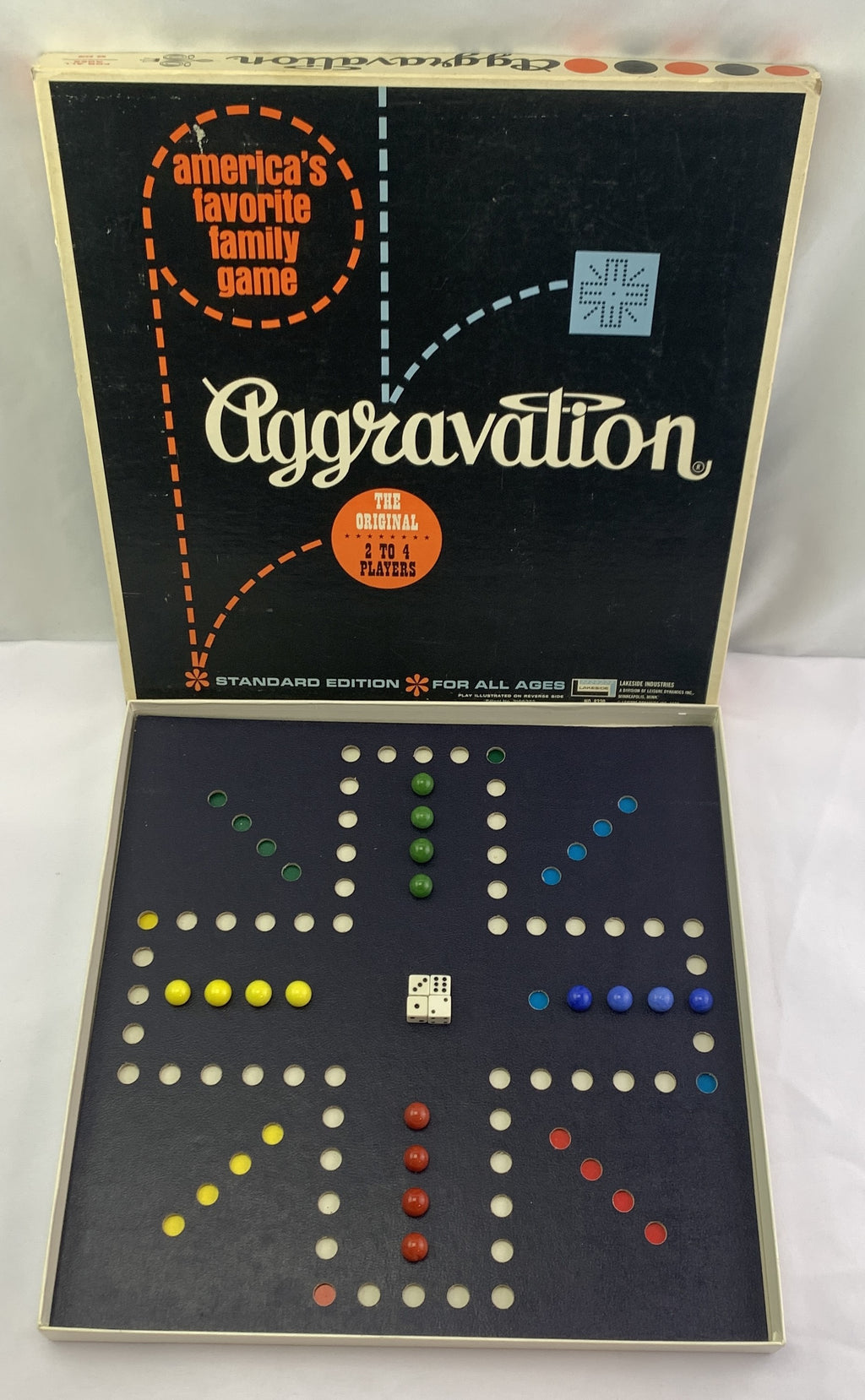 1970 aggravation sales board game