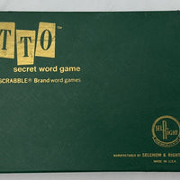 Jotto Secret Word Game - 1967 - Selchow & RIghter - Great Condition