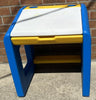 Little Tikes Child Size Desk and Yellow Chunky Chair - Very Good Condition