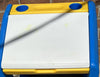 Little Tikes Child Size Desk and Yellow Chunky Chair - Very Good Condition