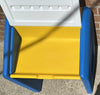 Little Tikes Child Size Desk and Yellow Chunky Chair - Very Good Condition