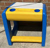 Little Tikes Child Size Desk and Yellow Chunky Chair - Very Good Condition