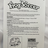 Frog Soccer Game - 1992 - Parker Brothers - Good Condition