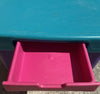 Vintage Little Tikes Table w/Drawers, 2 Chunky Chairs - Great Condition