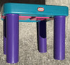Vintage Little Tikes Table w/Drawers, 2 Chunky Chairs - Great Condition