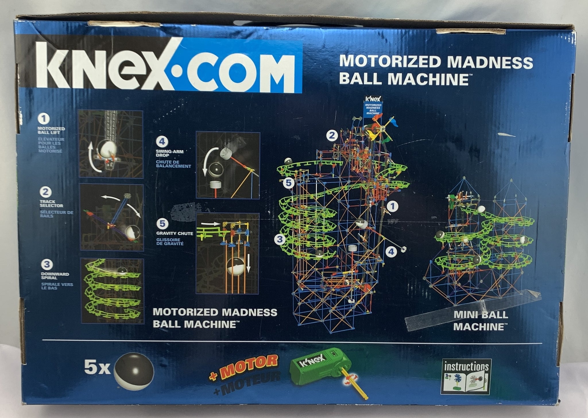 KNex Motorized Madness Ball Machine - Complete - Great Condition ...