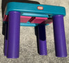 Vintage Little Tikes Table w/Drawers, 2 Chunky Chairs - Great Condition