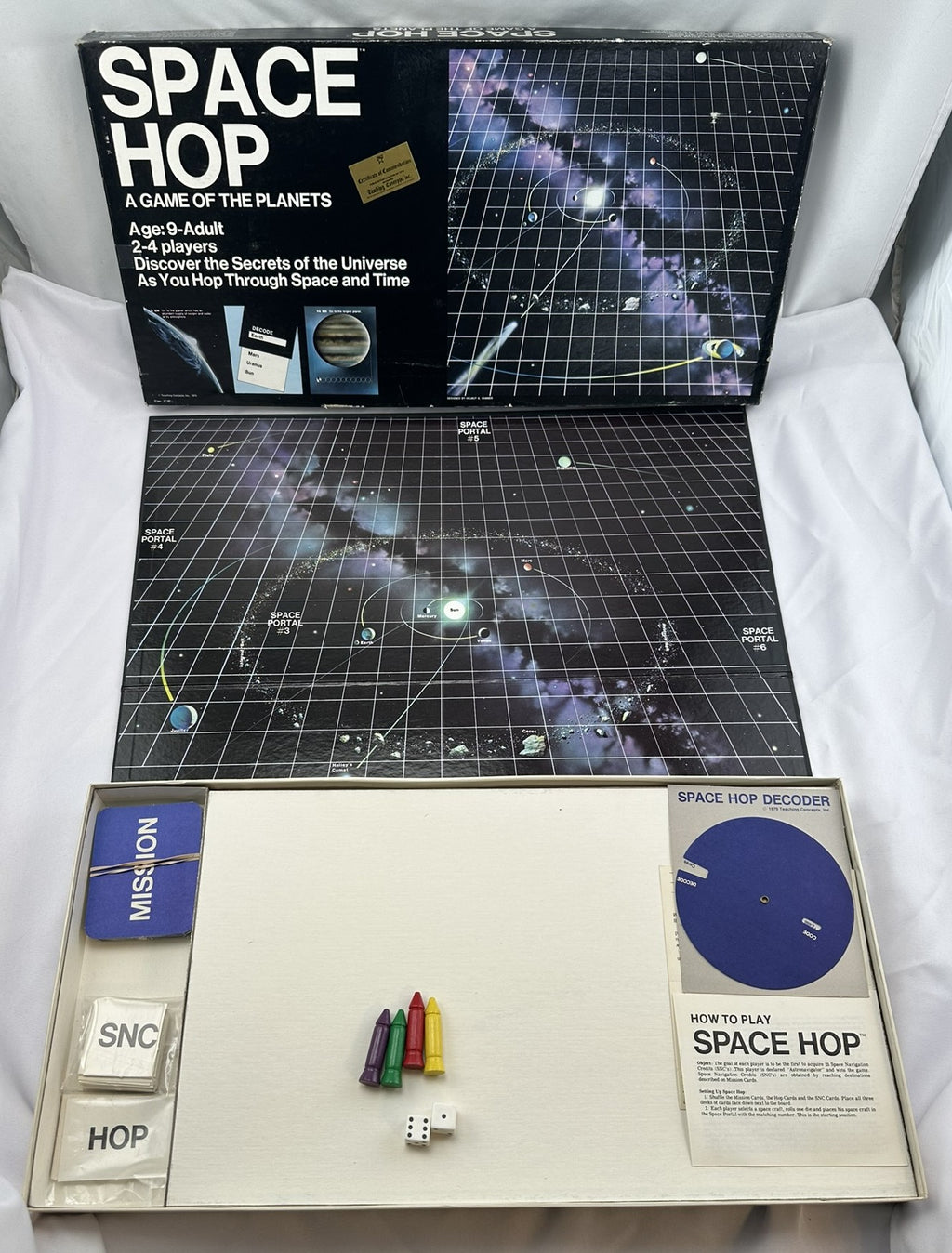 Space Hop Game - 1973 - Teaching Concepts - Great Condition