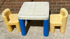 Little Tikes Table with 2 Chunky Chairs - Good Condition