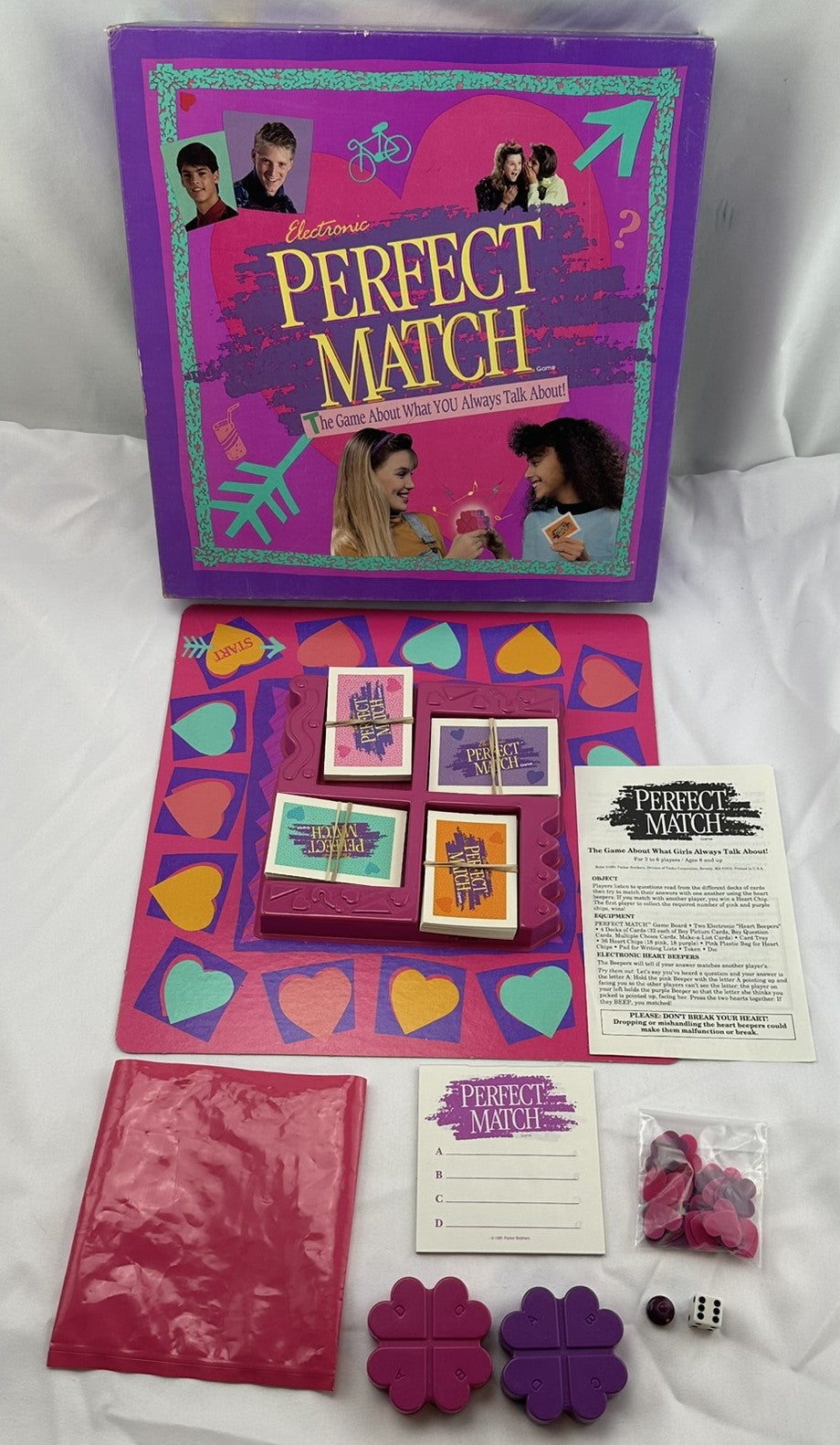 Perfect Match Game - 1991 - Parker Brothers - Great Condition