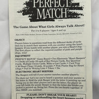 Perfect Match Game - 1991 - Parker Brothers - Great Condition