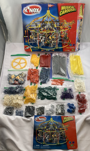 Knex Musical Carousel Set #13071 - Complete - Very Good Condition