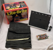 Lite Brite - 1992 - 7+ Unpunched Sheets - 200+ Pegs - Working - Very Good Condition