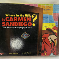Where in the USA is Carmen Sandiego? Board Game - 1993 - University Games - Brand New/Sealed
