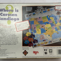 Where in the USA is Carmen Sandiego? Board Game - 1993 - University Games - Brand New/Sealed