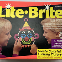 Lite Brite - 1992 - 7+ Unpunched Sheets - 200+ Pegs - Working - Very Good Condition