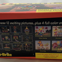 Lite Brite - 1992 - 7+ Unpunched Sheets - 200+ Pegs - Working - Very Good Condition