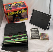 Lite Brite - 1992 - 8+ Unpunched Sheets - 200+ Pegs - Working - Very Good Condition