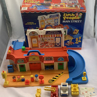 Fisher Price Little People Main Street #2500 in Box - 1986 - Great Condition