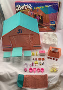 Barbie Western Fun Camping Playset Some Pieces Sealed - 1990 - Very Good Condition