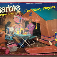 Barbie Western Fun Camping Playset Some Pieces Sealed - 1990 - Very Good Condition