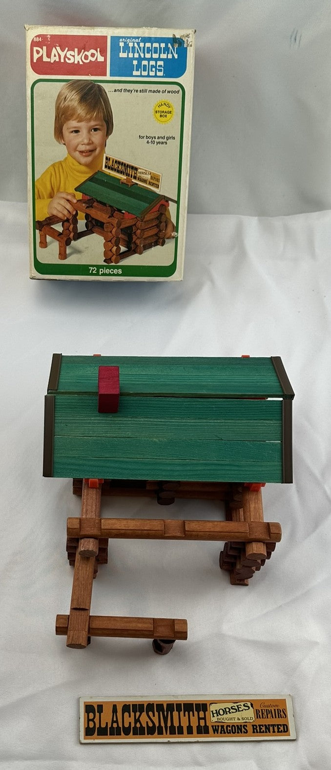 Lincoln Logs Set 884 - Playskool - Complete - Great Condition