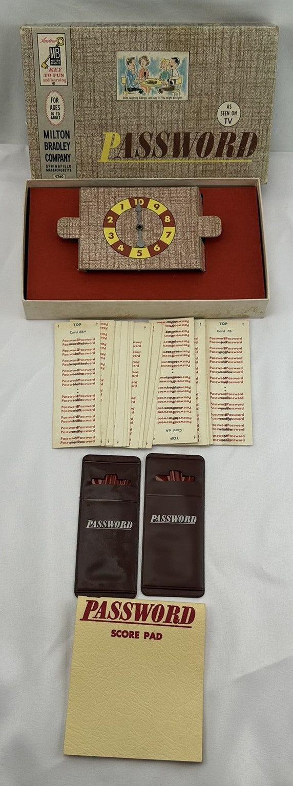 Password Game 1st Edition - 1962 - Milton Bradley - Great Condition