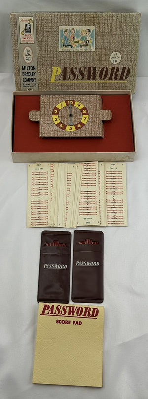 Password Game 1st Edition - 1962 - Milton Bradley - Great Condition