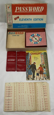 Password Game 11th Edition - 1969 - Milton Bradley - Good Condition